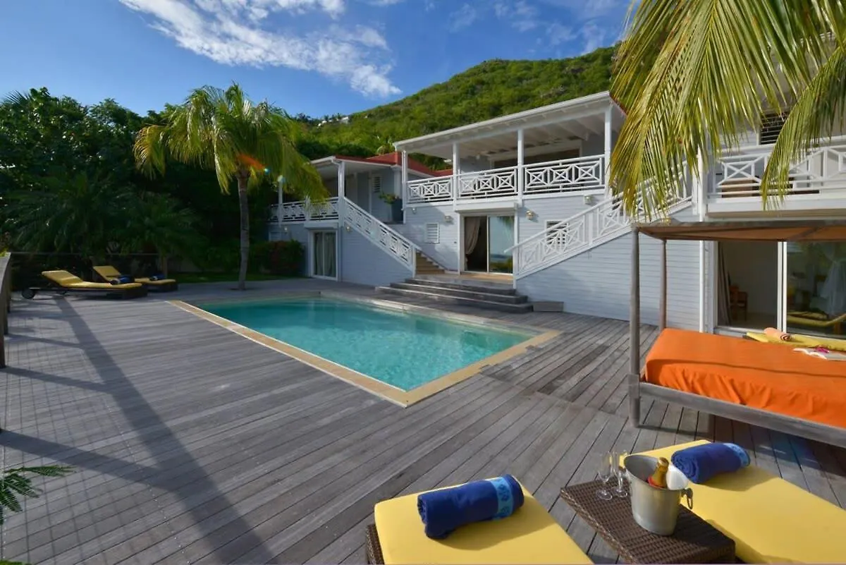 Authentic Summer Villa In Corossol Hillside St. Barthelemy 圣巴泰勒米